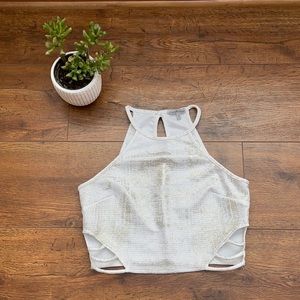 Charlotte Russe Cut Out Crop Top